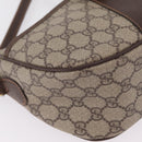 GUCCI GG Supreme Web Sherry Line Bag PVC Beige Gold 001 123 6177 Auth ka6578-19