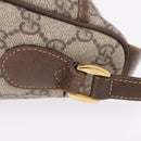 GUCCI GG Supreme Web Sherry Line Bag PVC Beige Gold 001 123 6177 Auth ka6578-5