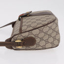 GUCCI GG Supreme Web Sherry Line Bag PVC Beige Gold 001 123 6177 Auth ka6578-6