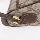 GUCCI GG Supreme Web Sherry Line Bag PVC Beige Gold 001 123 6177 Auth ka6578-7