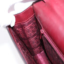 Cartier Must Line Clutch Bag Leather Bordeaux Gold Auth ka6579-15