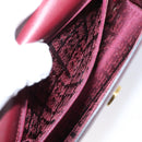 Cartier Must Line Clutch Bag Leather Bordeaux Gold Auth ka6579-17