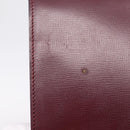 Cartier Must Line Clutch Bag Leather Bordeaux Gold Auth ka6579-4