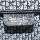 Christian Dior Chain Shoulder Bag Leather Black Gold Auth ka658-16