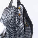 Christian Dior Chain Shoulder Bag Leather Black Gold Auth ka658-18