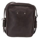 LOUIS VUITTON Cuir Bequia Trotteur MM Bag Leather Brown M95320 LV Auth ka6581V-3