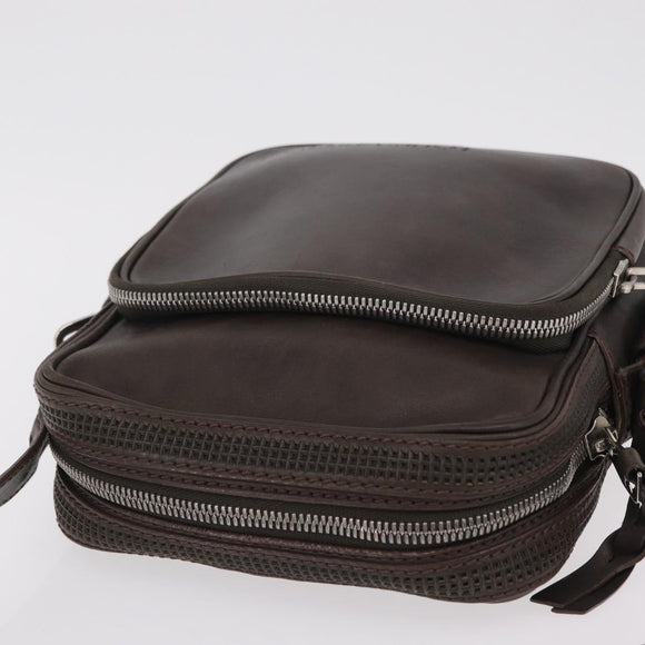 LOUIS VUITTON Cuir Bequia Trotteur MM Bag Leather Brown M95320 LV Auth ka6581V
