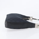 GUCCI GG Canvas Shoulder Bag Black Silver 001 3812 2123 Auth ka6584-4