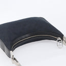 GUCCI GG Canvas Shoulder Bag Black Silver 001 3812 2123 Auth ka6584-6