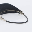 GUCCI GG Canvas Shoulder Bag Black Silver 001 3812 2123 Auth ka6584-7