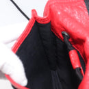 Balenciaga Explorer Shoulder Bag Leather Red 532298 Auth ka6586A-20