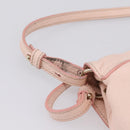 Chloe Lily Shoulder Bag Leather 2way Pink Gold Auth ka6587-9