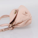 Chloe Lily Shoulder Bag Leather 2way Pink Gold Auth ka6587-3