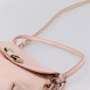 Chloe Lily Shoulder Bag Leather 2way Pink Gold Auth ka6587-14
