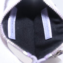 Balenciaga le cagoule Shoulder Bag Leather Purple Silver 671309 Auth ka6589M-25