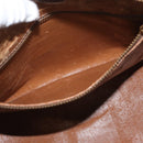 GUCCI GG Supreme Web Sherry Line Hand Bag PVC Beige Gold Auth ka659-22