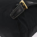 PRADA Backpack Nylon Black Gold Auth ka6591-19