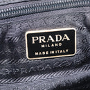 PRADA Backpack Nylon Black Gold Auth ka6591-24