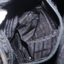 PRADA Backpack Nylon Black Gold Auth ka6591-28