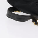 PRADA Backpack Nylon Black Gold Auth ka6591-7