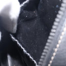 CELINE Shoulder Bag Leather Black Gold Auth ka6592-21