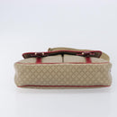 CELINE Macadam Canvas Shoulder Bag PVC Beige Gold Auth ka6594-5