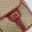CELINE Macadam Canvas Shoulder Bag PVC Beige Gold Auth ka6594-20