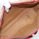 CELINE Macadam Canvas Shoulder Bag PVC Beige Gold Auth ka6594-11