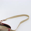 CELINE Macadam Canvas Shoulder Bag PVC Beige Gold Auth ka6594-15