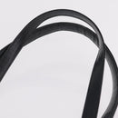 BURBERRY Tote Bag Leather Black Silver Auth ka6595-14