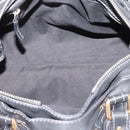 Chloe Paddington Hand Bag Leather Black Gold Auth ka6597V-20