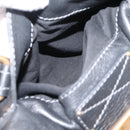 Chloe Paddington Hand Bag Leather Black Gold Auth ka6597V-27