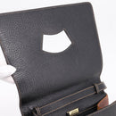 LOEWE Barcelona Hand Bag Leather 2way Black Auth ka6598V-20