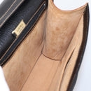LOEWE Barcelona Hand Bag Leather 2way Black Auth ka6598V-22