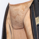 LOEWE Barcelona Hand Bag Leather 2way Black Auth ka6598V-23