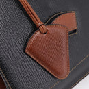 LOEWE Barcelona Hand Bag Leather 2way Black Auth ka6598V-11