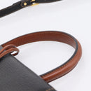 LOEWE Barcelona Hand Bag Leather 2way Black Auth ka6598V-14