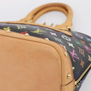LOUIS VUITTON Monogram Multicolor Alma PM Hand Bag Black M40444 LV Auth ka6600V-14