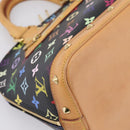 LOUIS VUITTON Monogram Multicolor Alma PM Hand Bag Black M40444 LV Auth ka6600V-15