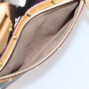 LOUIS VUITTON Monogram Multicolor Alma PM Hand Bag Black M40444 LV Auth ka6600V-22