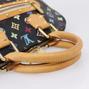 LOUIS VUITTON Monogram Multicolor Alma PM Hand Bag Black M40444 LV Auth ka6600V-7