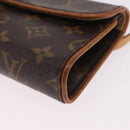LOUIS VUITTON Monogram Pochette Florentine Waist bag M51855 LV Auth ka6601-16