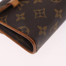 LOUIS VUITTON Monogram Pochette Florentine Waist bag M51855 LV Auth ka6601-17