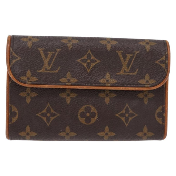LOUIS VUITTON Monogram Pochette Florentine Waist bag M51855 LV Auth ka6601