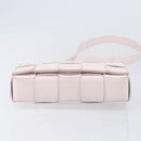 Bottega Veneta MAXI INTRECCIATO cassette Shoulder Bag Pink Silver Auth ka6605V-10