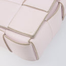 Bottega Veneta MAXI INTRECCIATO cassette Shoulder Bag Pink Silver Auth ka6605V-11