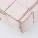 Bottega Veneta MAXI INTRECCIATO cassette Shoulder Bag Pink Silver Auth ka6605V-12