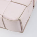 Bottega Veneta MAXI INTRECCIATO cassette Shoulder Bag Pink Silver Auth ka6605V-13