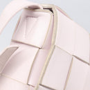 Bottega Veneta MAXI INTRECCIATO cassette Shoulder Bag Pink Silver Auth ka6605V-15