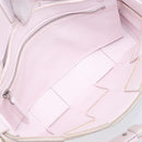 Bottega Veneta MAXI INTRECCIATO cassette Shoulder Bag Pink Silver Auth ka6605V-19